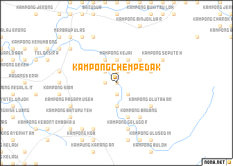 map of Kampong Chempedak