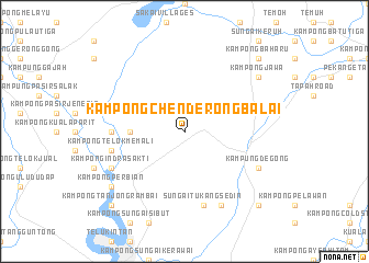 map of Kampong Chenderong Balai