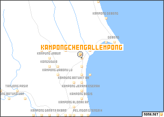 map of Kampong Chengal Lempong