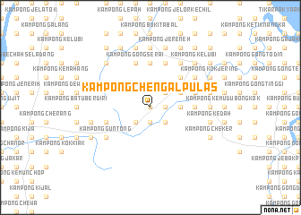 map of Kampong Chengal Pulas