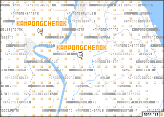 map of Kampong Chenok
