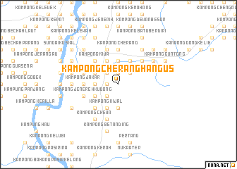 map of Kampong Cherang Hangus