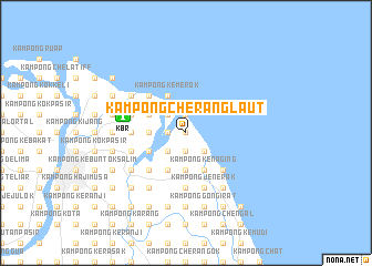 map of Kampong Cherang Laut