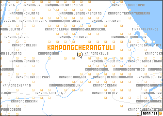 map of Kampong Cherang Tuli