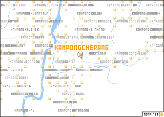 map of Kampong Cherang