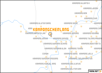 map of Kampong Cherlang