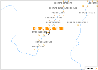 map of Kampong Chermai