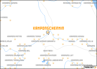 map of Kampong Chermin