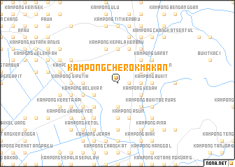 map of Kampong Cherok Makan