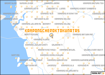 map of Kampong Cherok To\