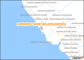 map of Kampong China Tanjong Karang