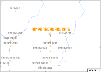 map of Kampong Dada Kering