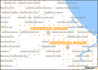 map of Kampong Dalam Huma