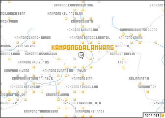 map of Kampong Dalam Wang