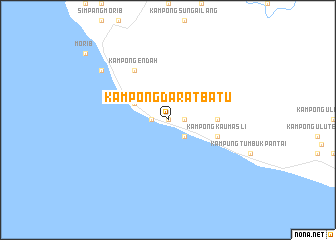 map of Kampong Darat Batu