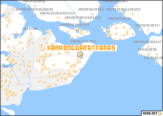 map of Kampong Darat Nanas