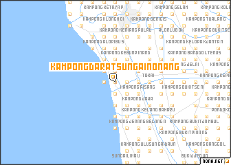 map of Kampong Darat Sungai Nonang