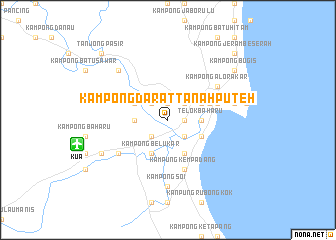 map of Kampong Darat Tanah Puteh