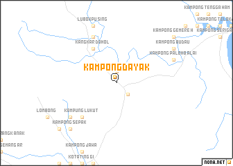 map of Kampong Dayak