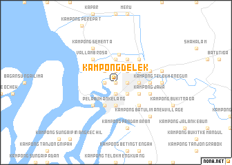 map of Kampong Delek