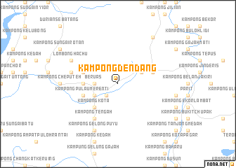 map of Kampong Dendang
