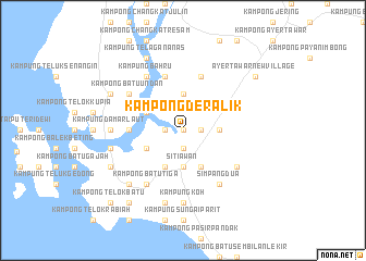 map of Kampong Deralik