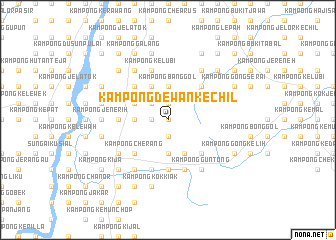 map of Kampong Dewan Kechil