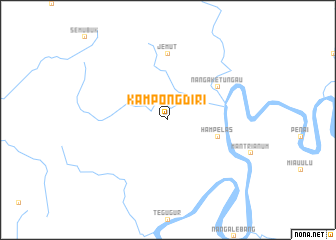 map of Kampong Diri