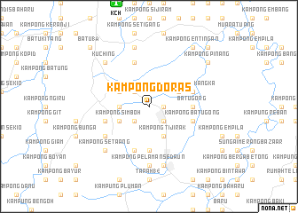map of Kampong Doras
