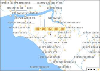 map of Kampong Dungun