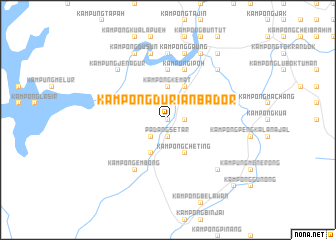map of Kampong Durian Bador