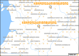map of Kampong Durian Burong