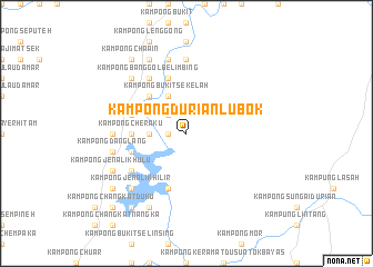 map of Kampong Durian Lubok