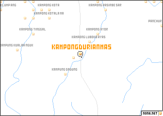map of Kampong Durian Mas