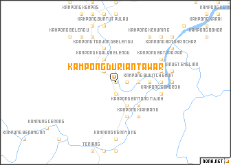 map of Kampong Durian Tawar