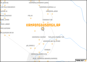 map of Kampong Duson Gilap