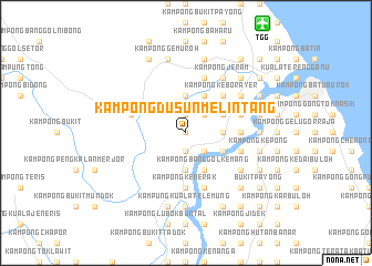 map of Kampong Dusun Melintang