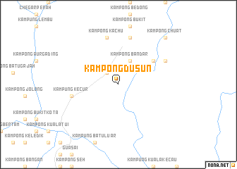 map of Kampong Dusun