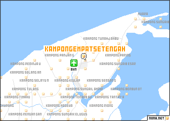 map of Kampong Empat Setengah