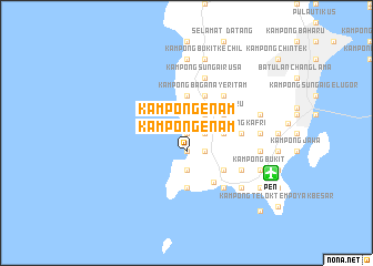 map of Kampong Enam