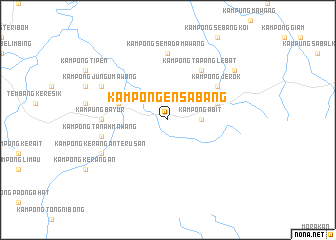 map of Kampong Ensabang