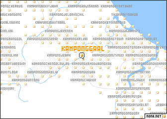 map of Kampong Gaal