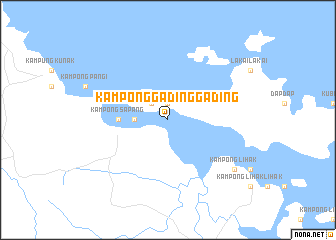 map of Kampong Gading Gading