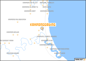 map of Kampong Gading