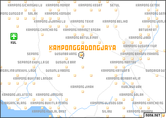 map of Kampong Gadong Jaya