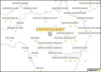 map of Kampong Gahat