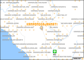 map of Kampong Gajah Mati