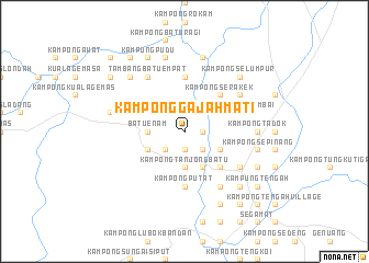 map of Kampong Gajah Mati