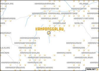 map of Kampong Galau