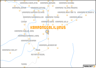 map of Kampong Gali Lurus